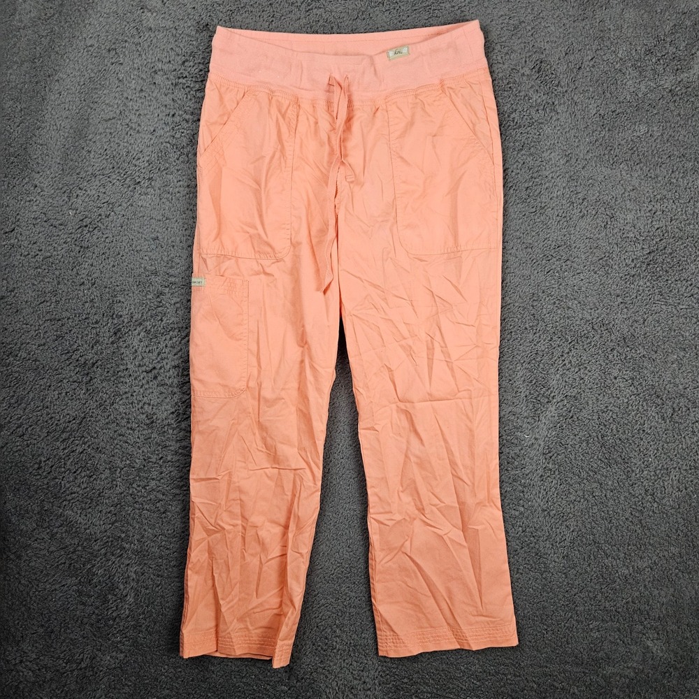Koi Happiness Comfort Petite M Coral Drawstring Casual Comfort Pants